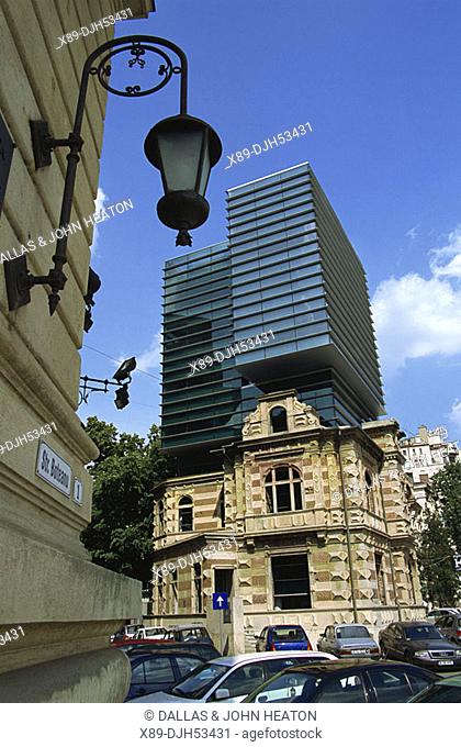 Romania, Bucharest, Headquarters, Architects Association, Building, Ruins of Direct ia V Securitate, ACMS Building