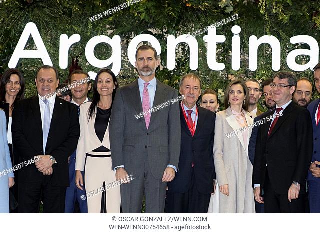 King Felipe VI and Queen Letizia of Spain attend the opening of the International Tourism Fair (FITUR), with 9.672 companies from 165 countries