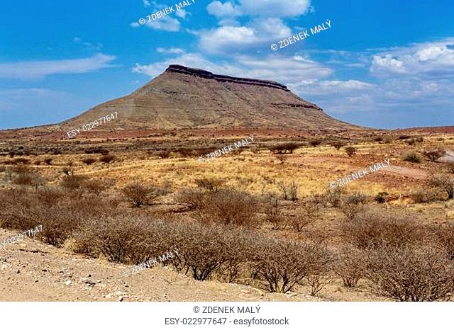 panorama of fantrastic Namibia landscape