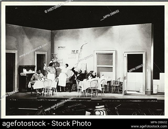 Frauline Alford in Mom Robbins' Restaurant. United States. Works Progress Administration (Sponsor). Federal Theatre Project Productions Theater Stills...