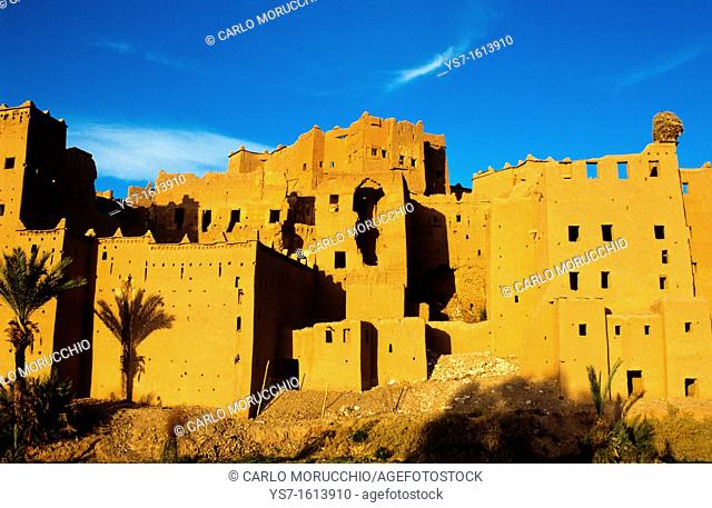 Ouarzazate the old city Medina is nicknamed The door of the desert, Morocco, Africa