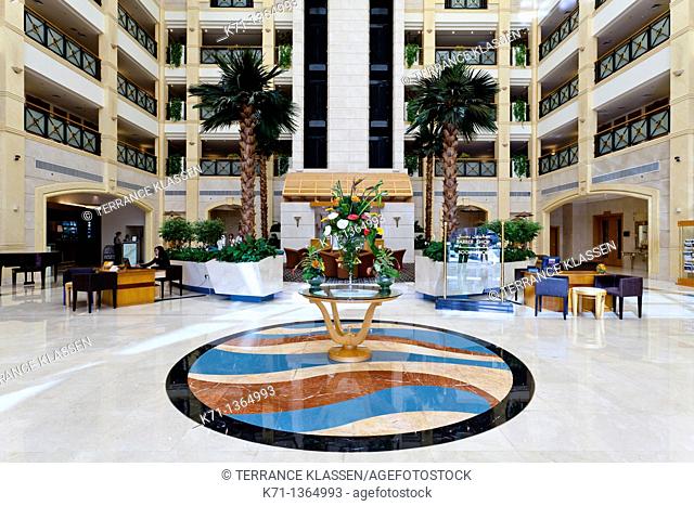 Interior of the Rotana Resort Hotel in Al Ain, Abu Dhabi Emirate, UAE