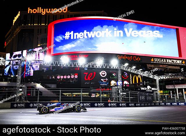 #31 Esteban Ocon (FRA, BWT Alpine F1 Team), F1 Grand Prix of Las Vegas at Las Vegas Strip Circuit on November 19, 2023 in Las Vegas, United States of America