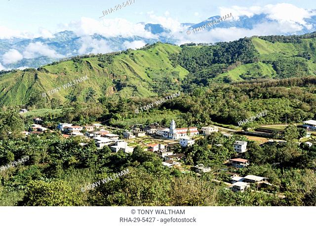 Village of Salati on Zaruma to El Cisne road, in southern highlands, Ecuador, South America