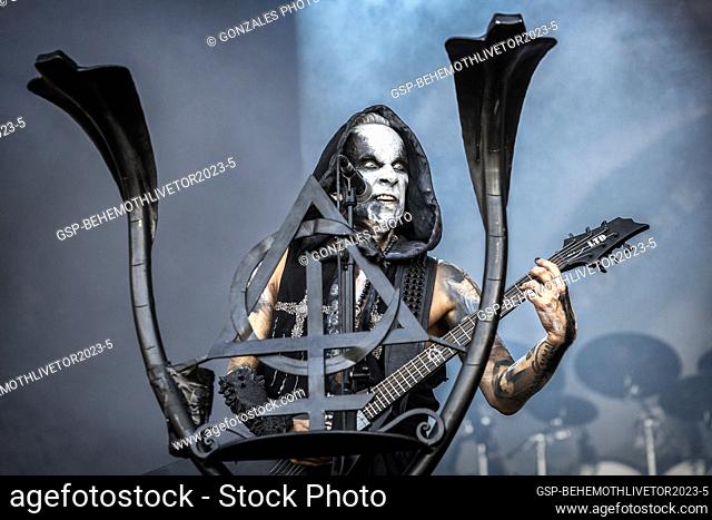 Oslo, Norway. 22nd, June 2023. The Polish heavy metal band Behemoth performs a live concert during the Norwegian music festival Tons of Rock 2023 in Oslo