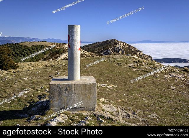 Views from Tossal de les Torretes summit, in Montsec (Lleida province, Catalonia, Spain)
