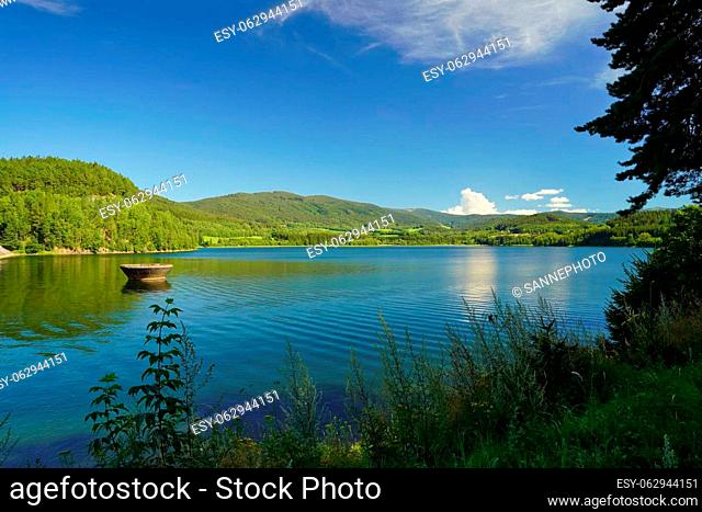 The beautiful Nyrsko water reservoir near Klatovy, Czech Republic