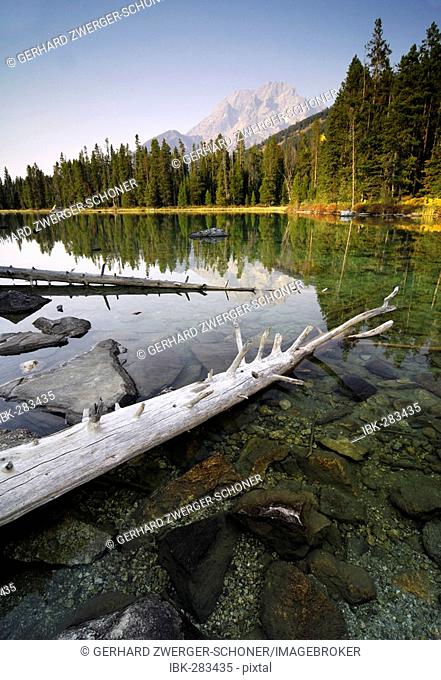 Jenny Lake, Grand Teton range, Grand Teton National Park, Greater Yellowstone Ecossystem, Wyoming, United States of America
