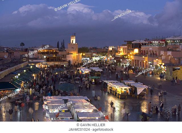 Djemaa el-Fna (main square), Marrakesh, Morocco