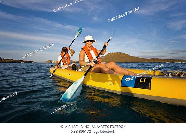 Lindblad Expeditions Guests doing fun and exciting things in the Galapagos Island Archipelago, Ecuador