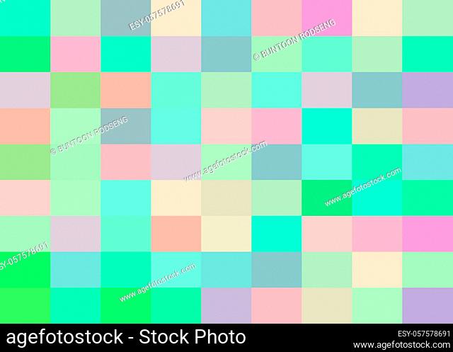 Abstract squares pastel background template, vintage banner template. vector illustration