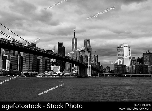 New York City in b/w in March 2022