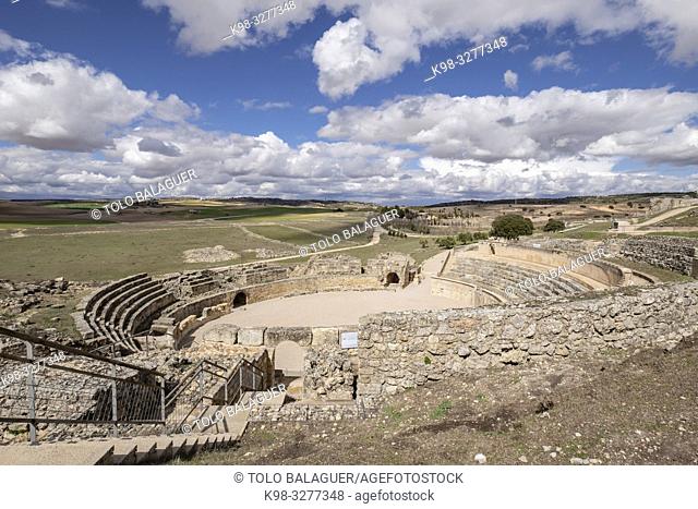 Anfiteatro de Segóbriga, parque arqueológico de Segóbriga, Saelices, Cuenca, Castilla-La Mancha, Spain