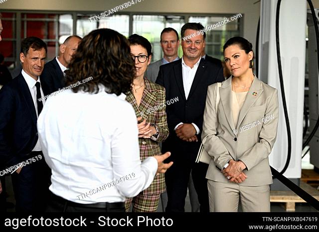 Crown Princess Victoria visits ABB E-Mobility Innovation Lab in Delft, Netherlands, June 08, 2022. HRH Crown Princess Victoria of Sweden visits The Netherlands...