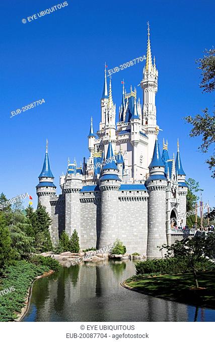 Walt Disney World Resort. Cinderella’s Castle in the Magic Kingdom