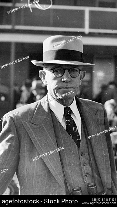 Trainer, D.S. Pettit. July 19, 1947. (Photo by Norman E Brown/Fairfax Media)