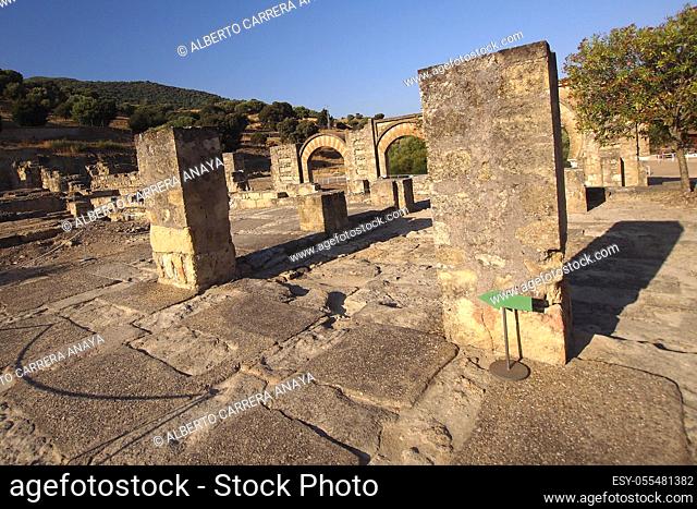 Madinat al-Zahra, Medina Azahara, Portico, Medieval Archaeological Complex, Córdoba, Andalusia, Spain, Europe