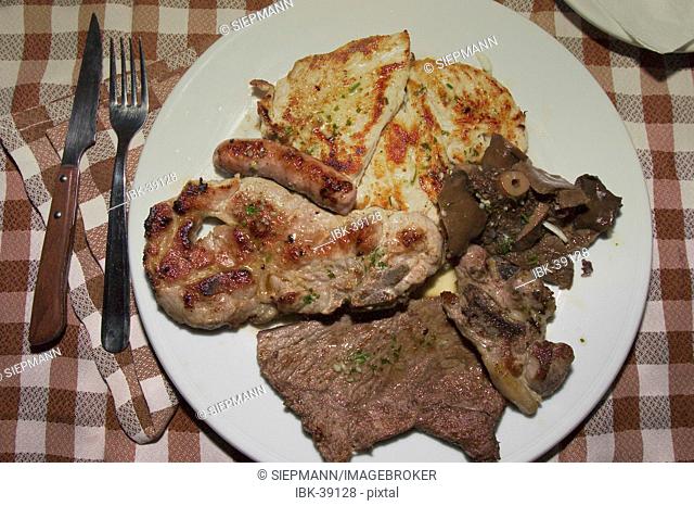 Plate of meat