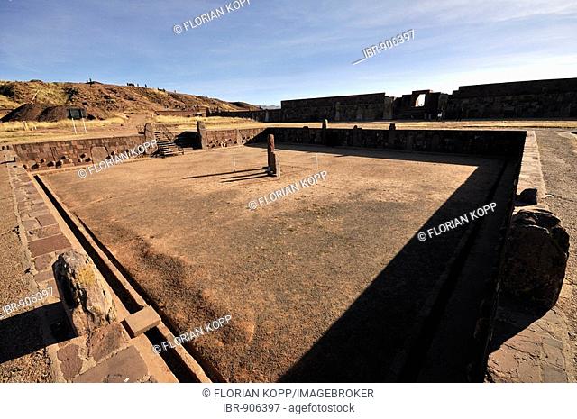 Tihuanaku archaeological site, UNESCO World Heritage Site, La Paz, Bolivia, South America