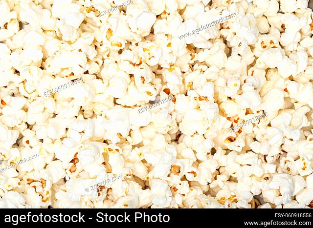 Popcorn background texture. Snack, appetizer