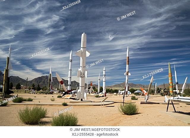 Las Cruces, New Mexico - The missile park at White Sands Missile Range museum
