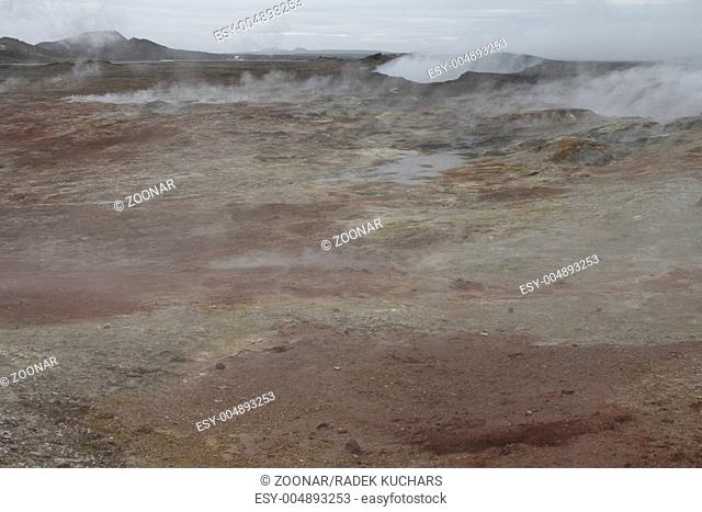 Gunnuhver geothermal field. Reykjanes Peninsula