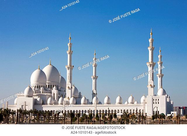 Sheikh Zayed Mosque, Abu Dhabi, UAE (United Arab Emirates)
