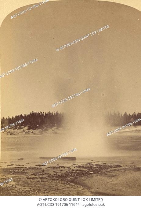 Minute Geyers - Norris Basin. Yellowstone National Park., Frank Jay Haynes (American, 1853 - 1921), about 1876, Albumen silver print