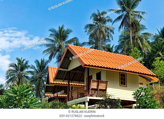 beautiful bungalow resort in jungle, Koh Chang, Thailand
