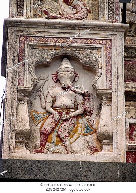 Carvings on Bhuleshwar temple- just about 50 kms from Pune is famous for the temple of Lord Shiva. The temple situated on a hill