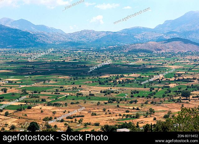 Lassithi plateau famous landmark of Crete - Greece