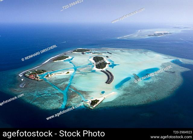 Vacation Island Dhigufinolhu and Veligandu, South Male Atoll, Indian Ocean, Maldives