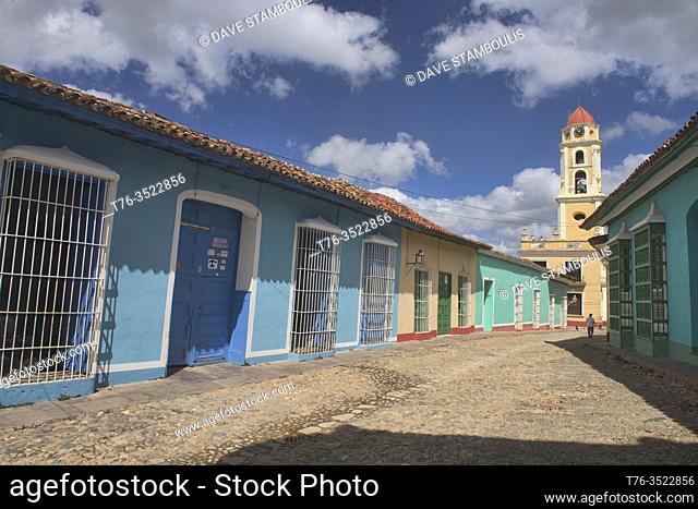 Tower of St. Francis of Assisi Convent and Church in UNESCO World Heritage Trinidad, Cuba