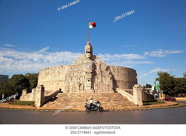 Monument to the Fatherland (1956), by Romulo Rozo Pena (1899-1964), Paseo de Montejo, Merida, Riviera Maya, Yucatan Province, Mexico, Central America