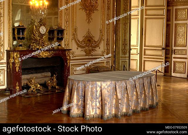 The interiors of Versailles. Overview of Paris. Paris (France), March 27th, 2017