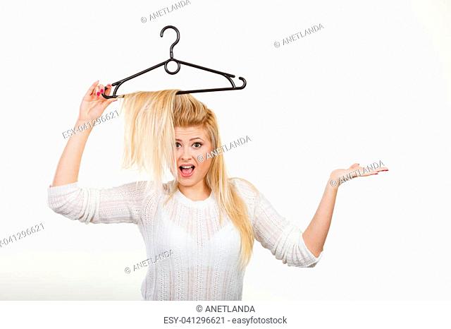 Wardrobe accessories, haircare, hair styling and selling concept, Stock  Photo, Picture And Low Budget Royalty Free Image. Pic. ESY-041296621 |  agefotostock