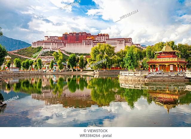 The potala palace in Lhasa