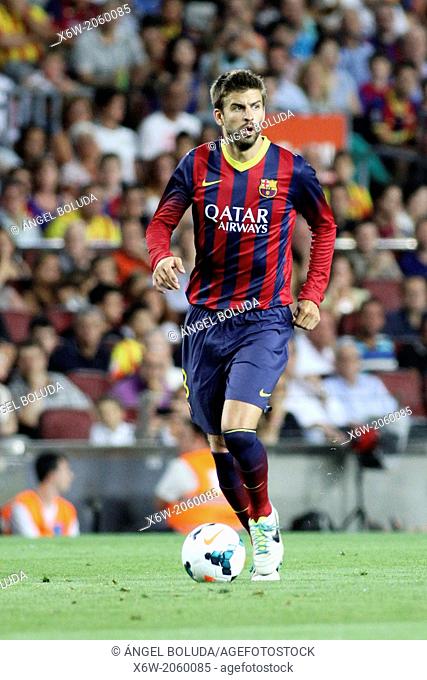 FC Barcelona. Gerard Piqué in action