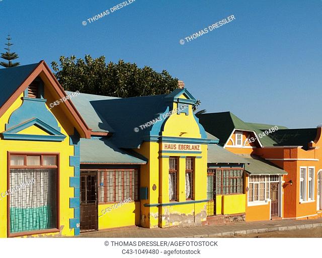 Namibia - Historic buildings in the coastal town of Lüderitz