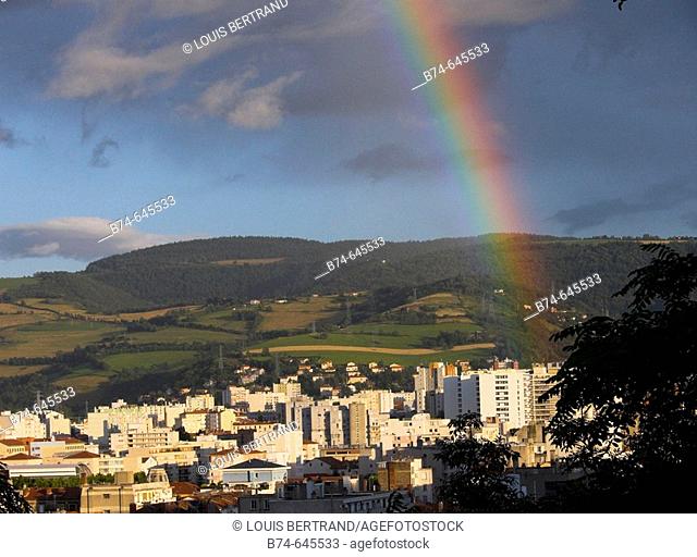 Rainbow. Saint-Étienne. Loire. France