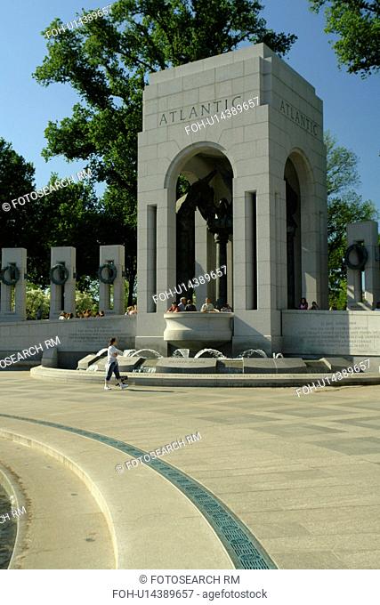 Washington DC, D.C District of Columbia, World War II Memorial, Atlantic Pavilion, National Mall, Memorial Parks, Nation's Capital