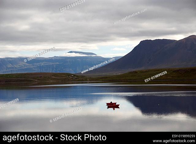 Iceland Vatnsnes reflections