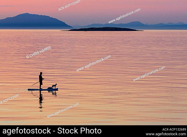 paddleboarding, Gabriola Island, British Columbia, Canada