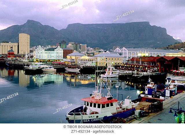 Victoria & Albert waterfront, downtown Cape Town. South Africa