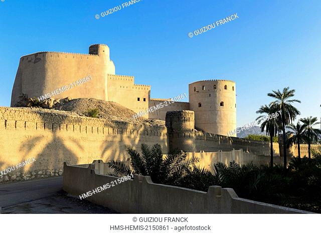 Sultanate of Oman, gouvernorate of Al-Batina, Rustaq, the fort