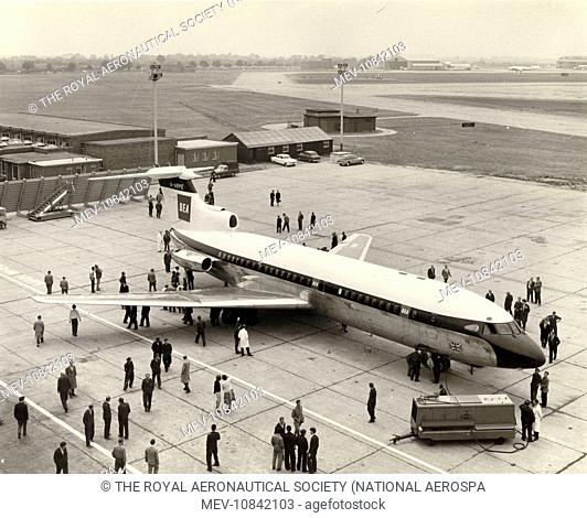 de Havilland/Hawker Siddeley DH/HS121 Trident 1C, G-ARPE, in BEA markings