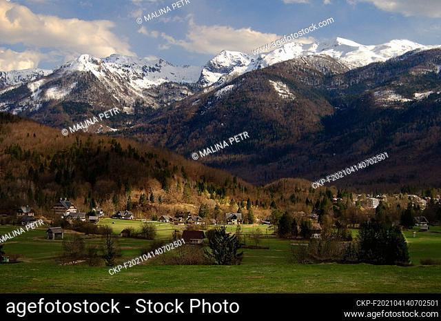 View of the mountain village of Stara Fuzina near Lake Bohinj in Slovenia. (CTK Photo/Petr Malina)