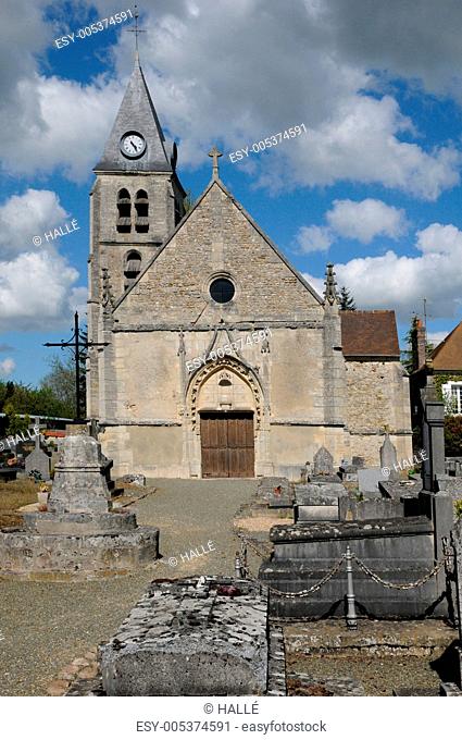 the old church of Villers en Arthies