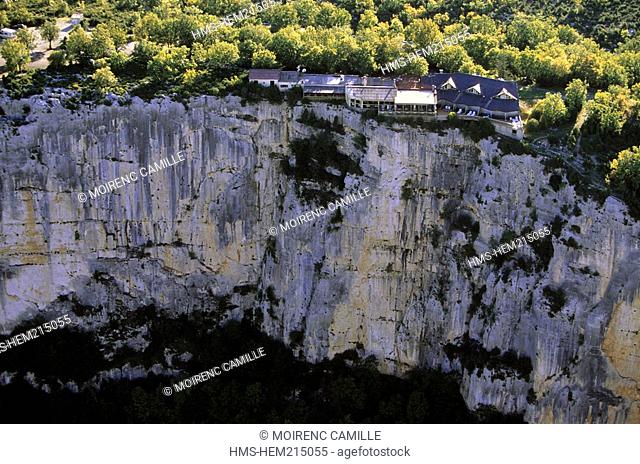 France, Var, Verdon Gorges aerial view