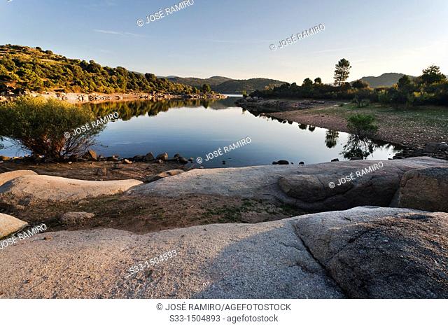 Burguillo reservoir in Rinconada  Ávila  Castilla León  Spain